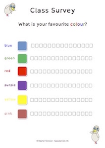 Survey - Favourite Colour